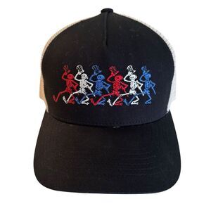 Dancing Skulls Americana Trucker Hat